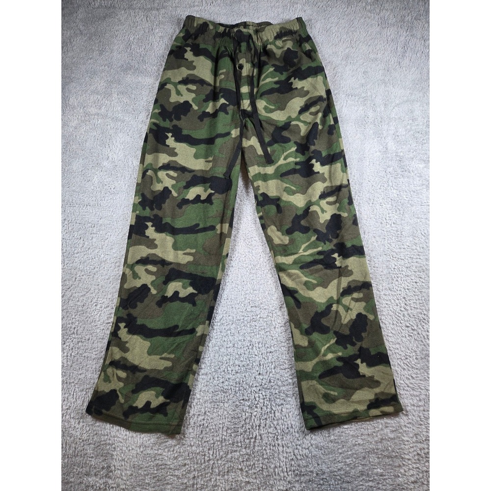 Camo Fleece Joggers and Black Ribbed Tank Top Loungewear Bundle Set - Picture 2 of 10